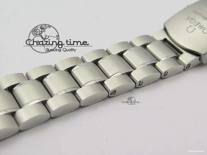 0118 Speedmaster MoonWatch  Apollo 16 Black Dial On SS Bracelet Supportive 8231